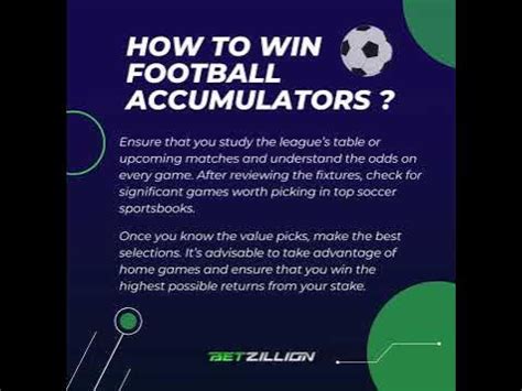 how to win football accumulators
